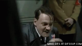 Hitler angry
