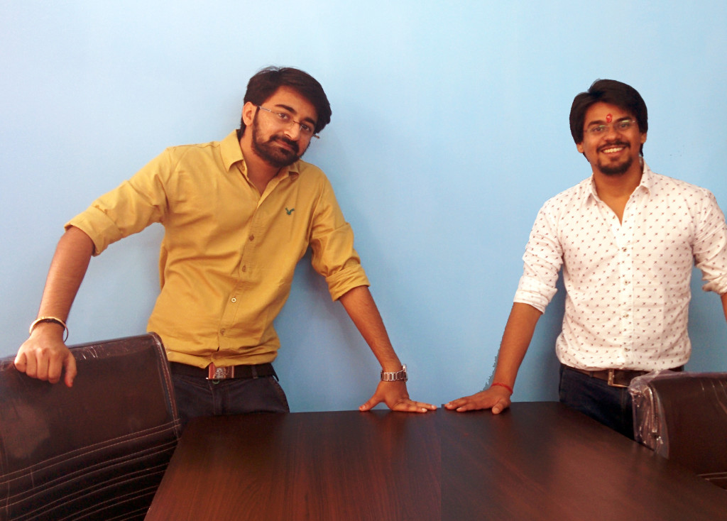 Co-founders Saket Bagda and Sahil Sethi
