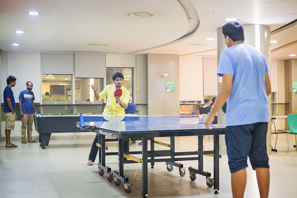 Canteen with various recreational activities - Table tennis