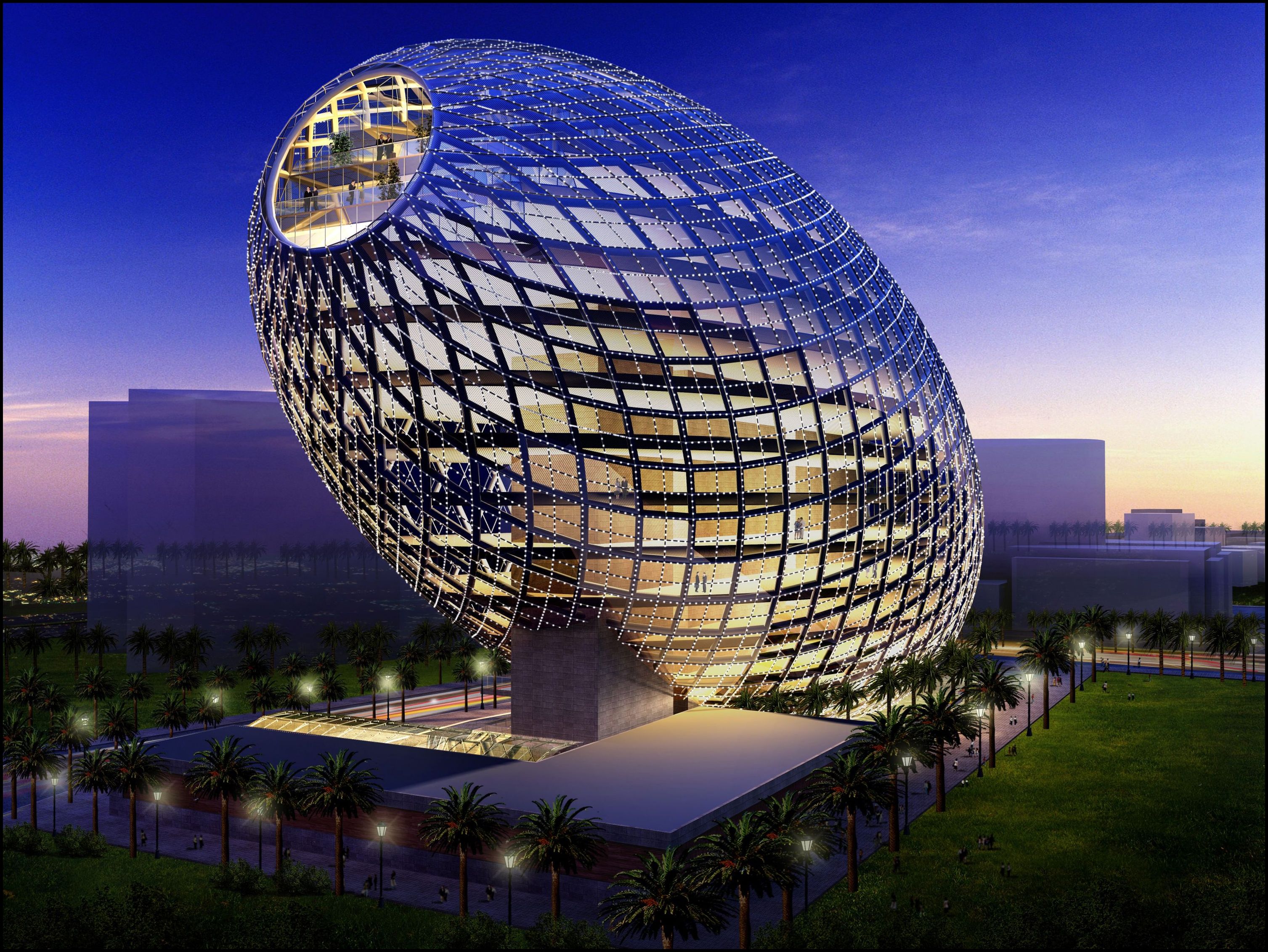 Cyberecture-egg-shaped-building-mumbai